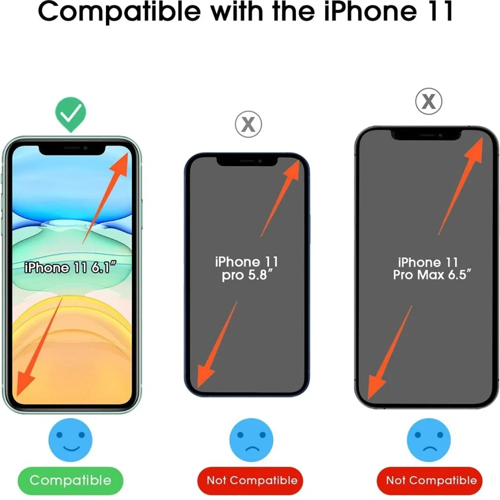 amfilm one touch glass screen protector for iPhone 11, iPhone XR( 6.1”) ..kits